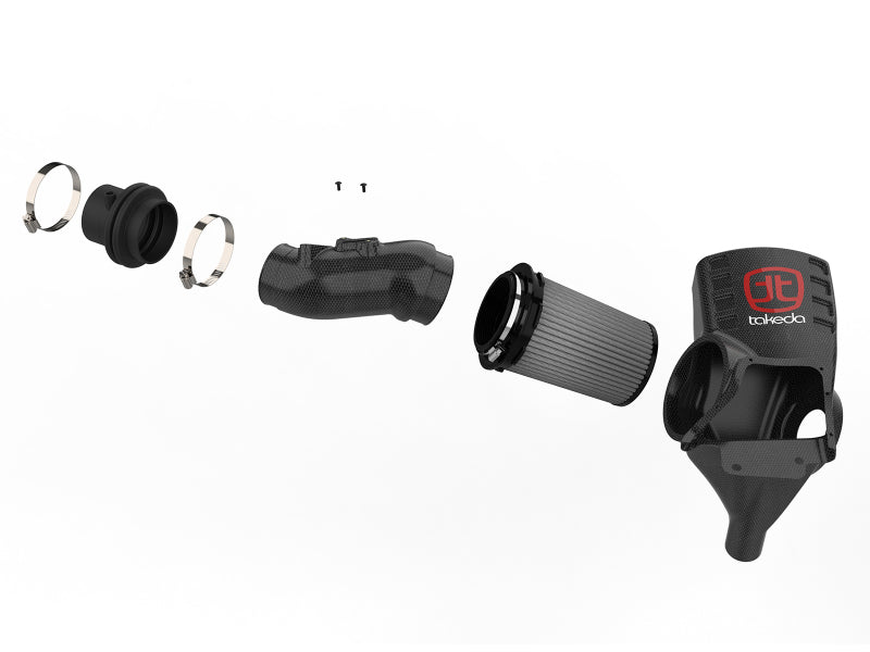 aFe Pro Dry S Air Intake System for 17 - 21 Honda Civic Type R 2.0L Turbo