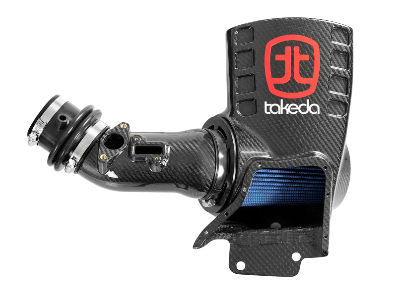 aFe Momentum Black Carbon Fiber CAIS w/Pro 5R Filter - 2017-2021 Honda Civic Type R I4-2.0L (t) - Hot Deal