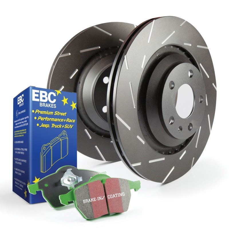 EBC S2 Kit: Greenstuff Pads & USR Rotors - 15% Off