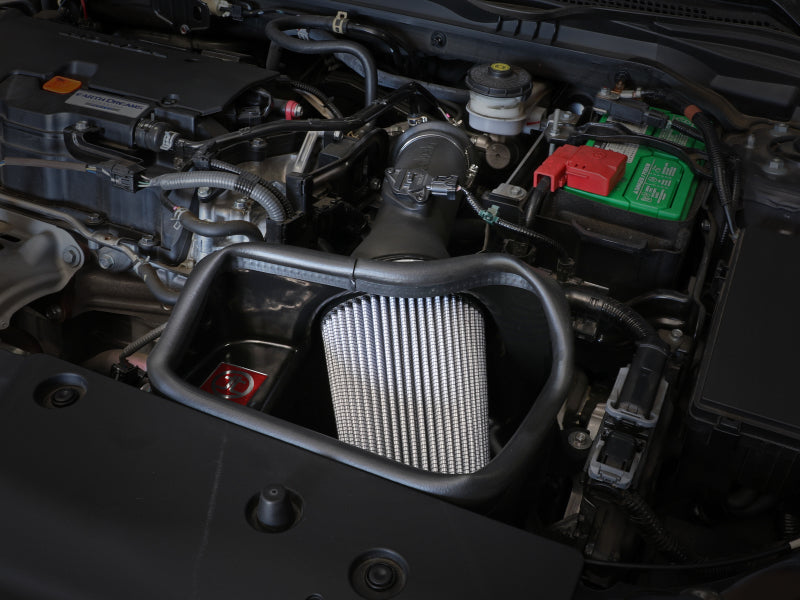aFe Takeda Stage-2 CAIS Air Intake with Pro Dry S Media for 2016 - 2018 Honda Civic 2.0L (Black) - Great Performance Upgrade