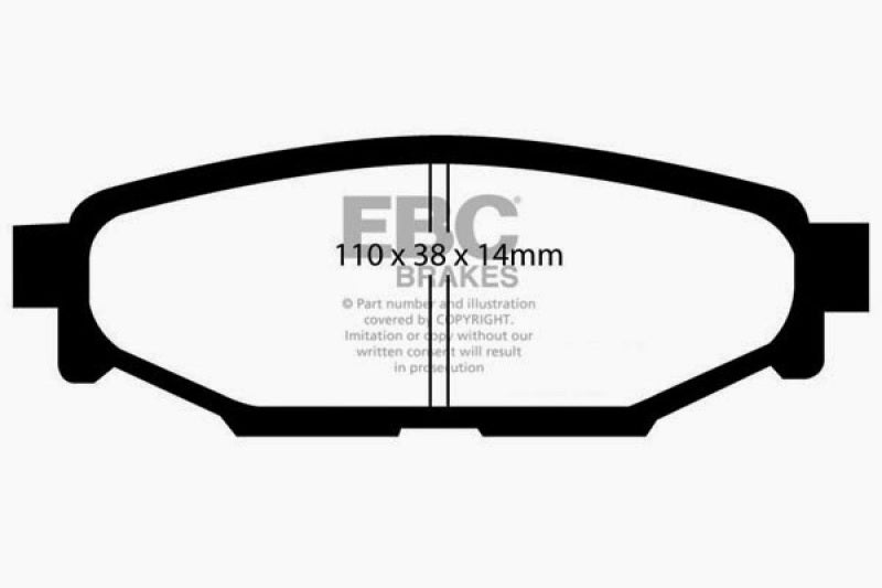 Hot Deal! EBC Yellowstuff Rear Brake Pads for Subaru BRZ 2.0 & More