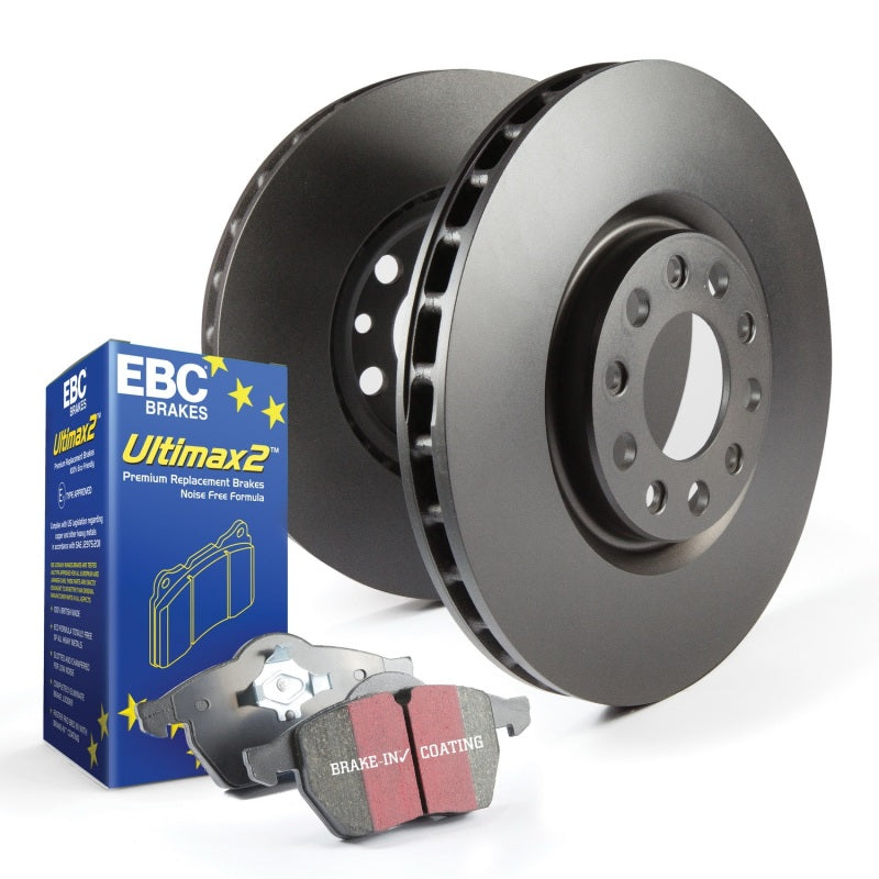 EBC S20 Ultimax Brake Pads and RK Rotors 2-Axle Kit for Multiple Models